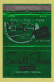 Matchbook Cover - Emerald Shores Sarasota FL WEAR 40 Stick