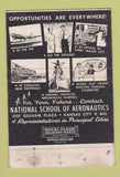 Matchbook Cover - National School of Aeronautics Kansas City MO 40 Strike