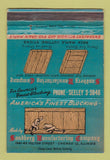 Matchbook Cover - Sandberg Manufacturing Chicago IL football WEAR 40 Strike