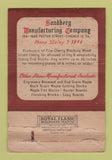 Matchbook Cover - Sandberg Manufacturing Chicago IL football WEAR 40 Strike