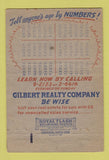 Matchbook Cover - Gilbert Real Estate Flint MI WEAR 40 Strike