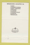 Matchbook Cover - Bearing Distributors Youngstown OH 40 Strike