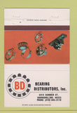 Matchbook Cover - Bearing Distributors Hammond IN 40 Strike