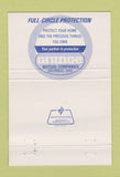 Matchbook Cover - Walker Insurance Agency Akron OH Grange 40 Strike