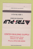 Matchbook Cover - Centex Building Supply Oakland CA Tri Ply 40 Strike