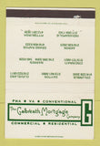 Matchbook Cover - Galbreath Mortgage Company Columbus Dayton OH 40 Strike