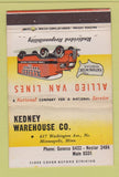 Matchbook Cover - Allied Van Lines Trucking Kedney Minneapolis MN 40 Strike