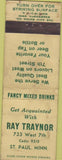 Matchbook Cover - Ray Traynor Liquors St Paul MN WORN