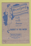 Matchbook Cover - Wallace Siegel Women's Clothes Cleveland OH girlie 40 Strike