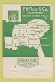 Matchbook Cover - FH Ross Products Birmingham AL chemical 40 Strike