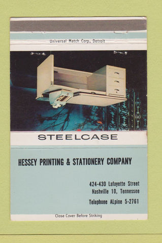 Matchbook Cover - Steelcase Office Furniture Nashville TN 40 Strike