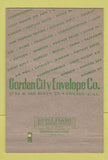 Matchbook Cover - Garden City Envelope Company Chicago IL 40 Strike