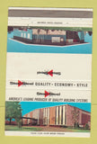 Matchbook Cover - Stran Steel Building System WEAR 40 Strike