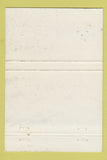 Matchbook Cover - Cozy Restaurant Thurmont MD 40 Strike