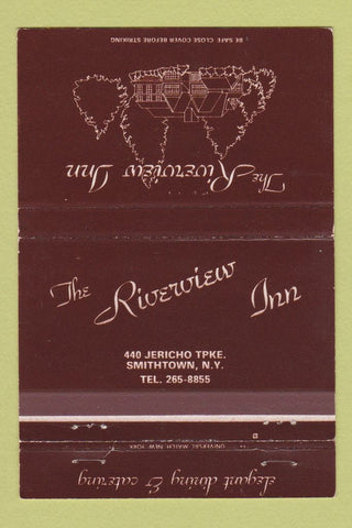 Matchbook Cover - The Riverview Inn Smithtown NY 40 Strike
