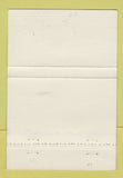 Matchbook Cover - Shafer Getzfrid 40 Strike