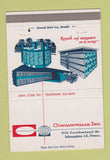 Matchbook Cover - Curtainwalls Inc Memphis TN curtain wall systems 40 Strike