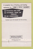 Matchbook Cover - General Electric Air Conditioning Fort Wayne IN 40 Strike