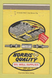 Matchbook Cover - Norris Quality Oil Well Supplies Tulsa OK 40 Strike