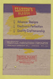 Matchbook Cover - Clarion Radio Eugene Kay Warren OH 40 Strike