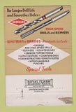 Matchbook Cover - Whitman Barnes Drills Reamers Plymouth MI 40 Strike