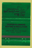 Matchbook Cover - Homefoamers Insulation Lancaster MO GREEN 40 Strike