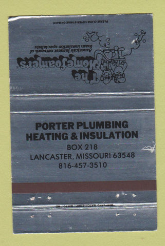 Matchbook Cover - Homefoamers Insulation Lancaster MO SILVER 40 Strike