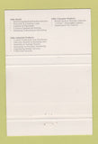 Matchbook Cover - Eddy Match James Obi New York City 40 Strike