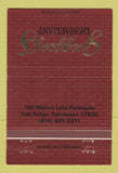 Matchbook Cover - Greggory's Restaurant Oak Ridge TN 40 Strike