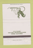 Matchbook Cover - Chanteclair Irvine CA 40 Strike