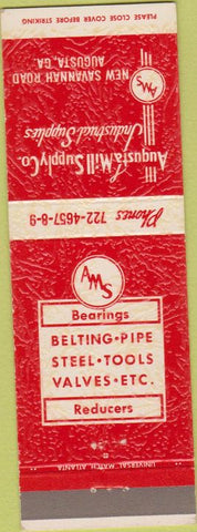 Matchbook Cover - AMS Bearings Pipe Steel Augusta GA