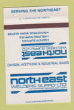 Matchbook Cover - North East Welders Supply Menands Glens Falls NY 40 Strike