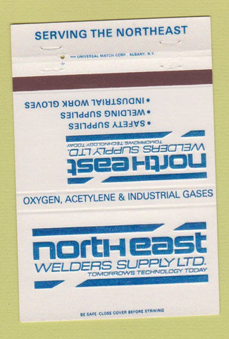 Matchbook Cover - North East Welders Supply Menands Glens Falls NY 40 Strike