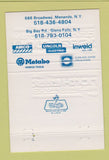 Matchbook Cover - North East Welders Supply Menands Glens Falls NY 40 Strike