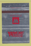 Matchbook Cover - Wiese Farm Tillage Tools Perry IA 40 Strike