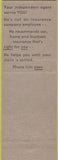 Matchbook Cover - AW Fuller Ken Harris Insurance Camarillo CA