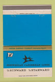 Matchbook Cover - Norwegian Caribbean Lines Arison Shipping 40 Strike