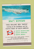 Matchbook Cover - Grace Line Cruise 40 Strike