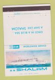 Matchbook Cover - SS Shalom Cruise San Francisco CA 40 Strike