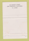 Matchbook Cover - SS Shalom Cruise San Francisco CA 40 Strike