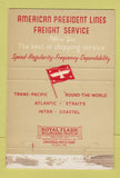 Matchbook Cover - American President Lines Cruise 40 Strike