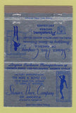 Matchbook Cover - Shower Door Co Atlanta GA St Louis MO girlie 40 Strike