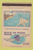 Matchbook Cover - USGG Air Station San Diego CA military 40 Strike