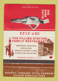 Matchbook Cover - Bare Facts restaurant Niagara Falls on girlie WEAR 40 Strike