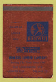 Matchbook Cover - Howard Lumber Company Long Beach CA? SAMPLE WEAR 40 Strike