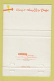 Matchbook Cover - 1958 Dodge Lancer Swept Wing 40 Strike