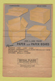 Matchbook Cover - Monroe Paper Products Monroe MI cardboard boxes 40 Strike