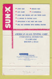 Matchbook Cover - American Glass Tinting Houston TX DuPont WEAR 40 Strike