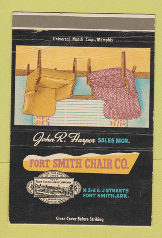 Matchbook Cover - Fort Smith Chair Company AR 40 Strike