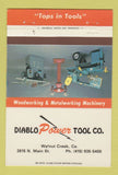 Matchbook Cover - Diablo Power Tools Walnut Creek CA 40 Strike